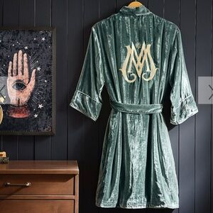 Pottery Barn Teen Fantastic Beasts Ministry of Magic Robe - Crushed Velvet S/M